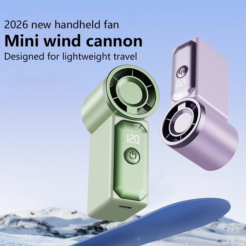 Outdoor Power Fan - Портативный мини-вентилятор с USB-зарядкой, высокоскоростной, мощный,