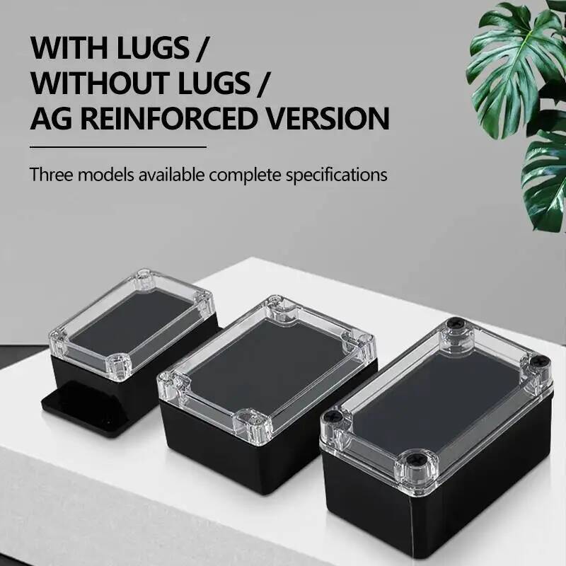 Outdoor Power Distribution Box - 2 шт., прозрачная крышка, водонепроницаемая распределительная