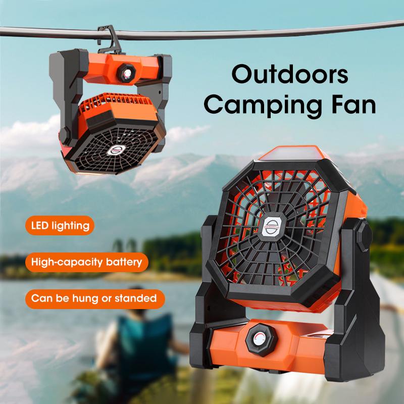 Outdoor Power Fan - Вентилятор для кемпинга 10000 мАч со