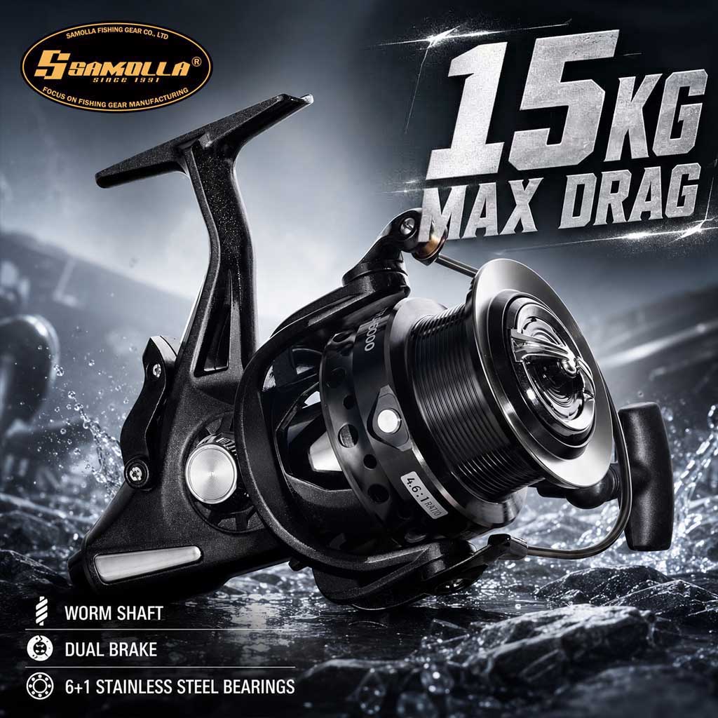 Outdoor Power Reel - Катушка для спиннинга SAMOLLA с двойным