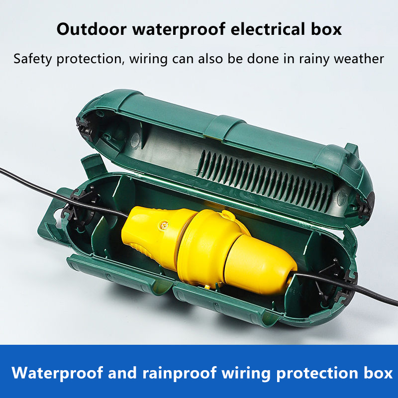 Outdoor Power Outlet Box - Защитная крышка наружного удлинителя с водонепроницаемым