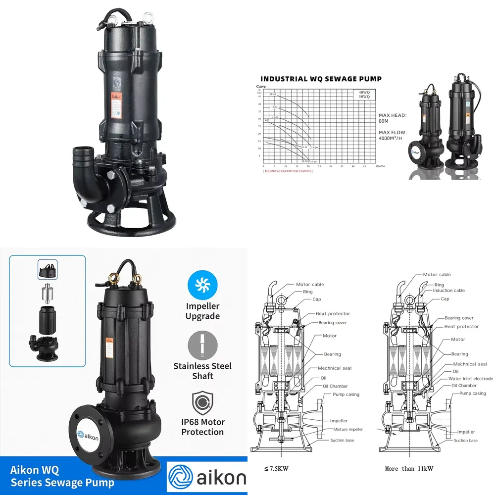 Water Pump Submersible - Электрический погружной насос из нержавеющей стали