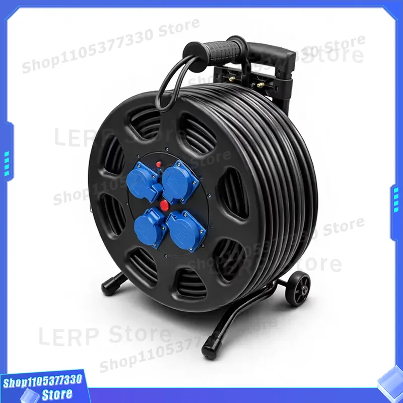 Удлинитель 50 м, 16А, 250В, с  – обзор и цена Outdoor Power Reel